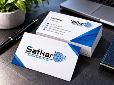 Stacked Satkar business cards