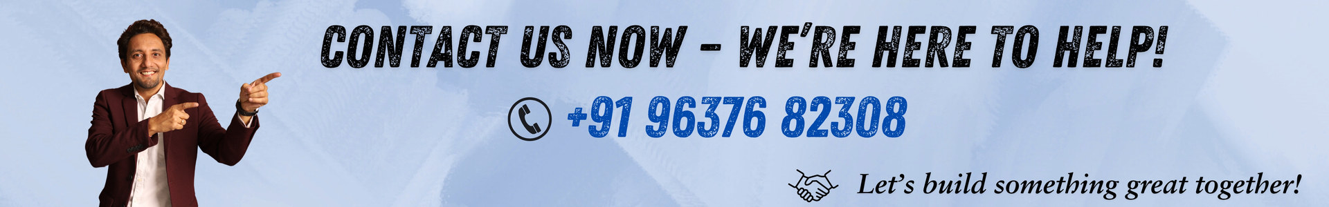 Contact Satkar Software now – call +91 96376 82308, let's build something great together